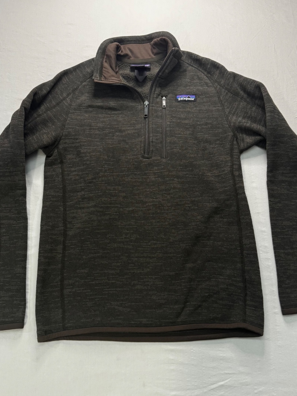 Patagonia XS 1/4 Zip Fleece Pullover Gray Brown Gorpcore Outdoor